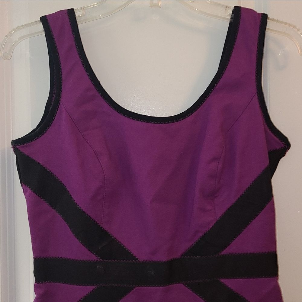 Worthington Stretch Purple Sheath Dress - Picture 6 of 11